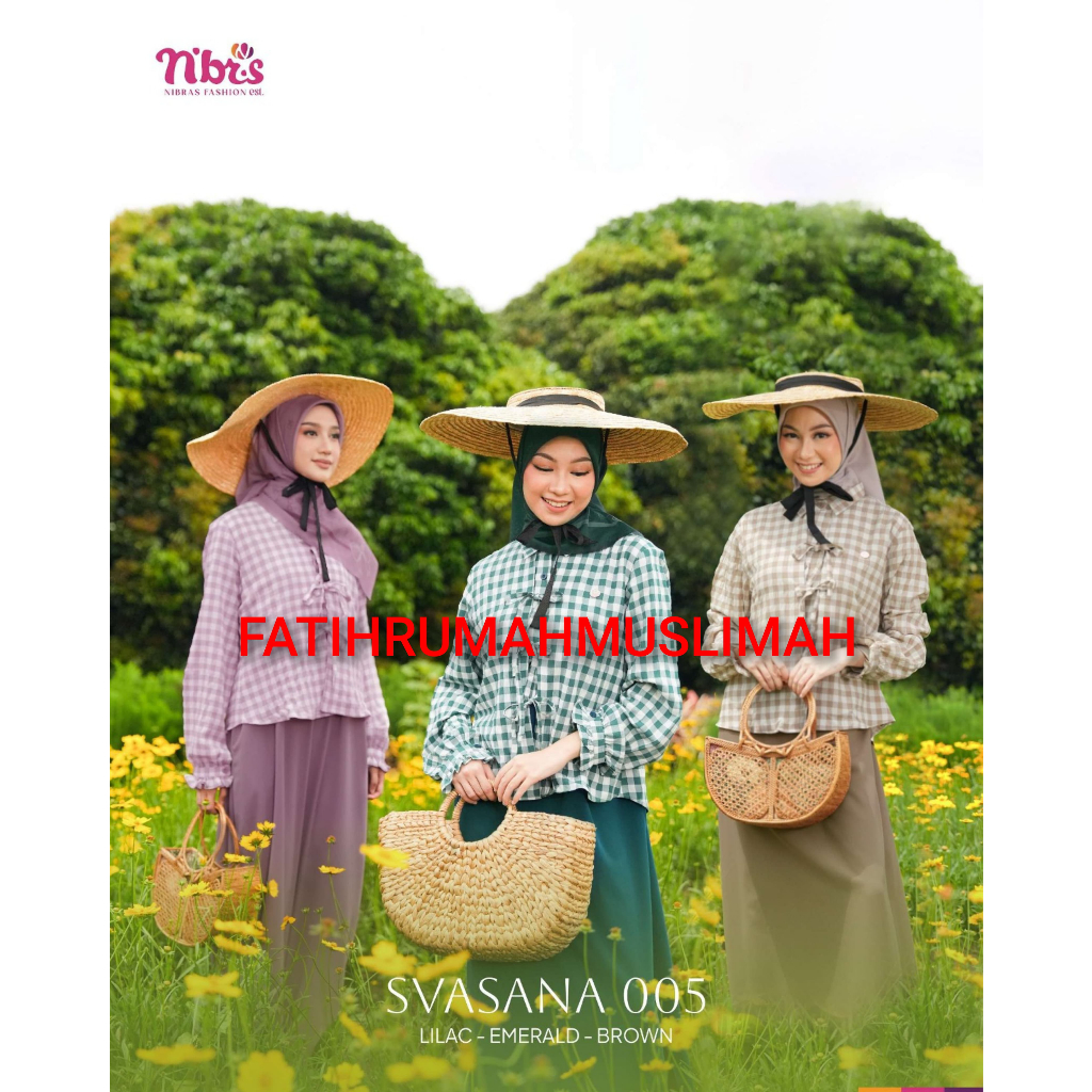 NEW / TERBARU / NIBRAS / GAMIS DEWASA / GAMIS NIBRAS / GAMIS / SVASANA 005 / SVASANA 005 / NIBRAS GA