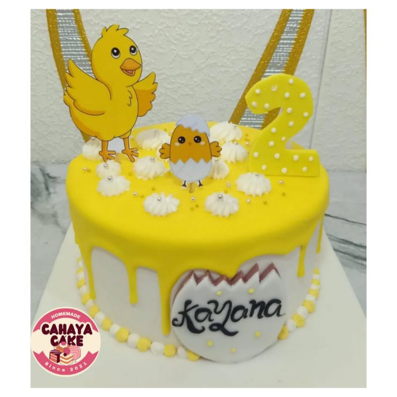 

Chicken Cake / Kue Ulang Tahun Custom Ayam / Kue Ultah Tema Ayam