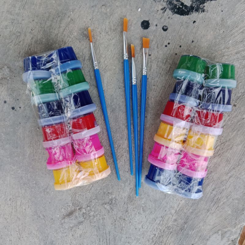 

Cat warna / Cat Acrylic 6 warna 5ml