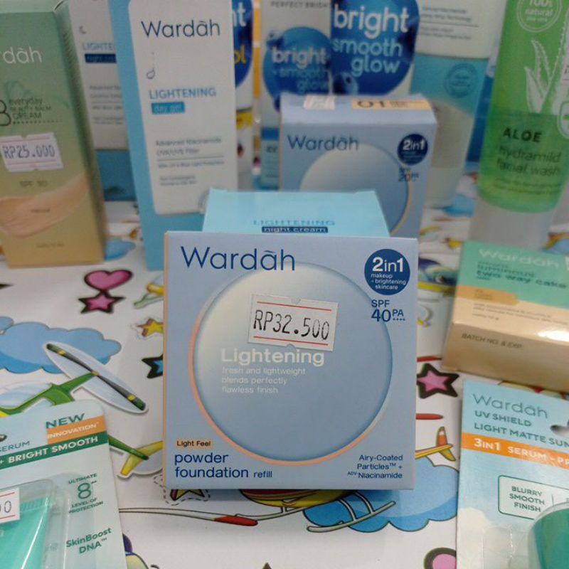 WARDAH  POWDER FOUNDATION refill bedak foundation