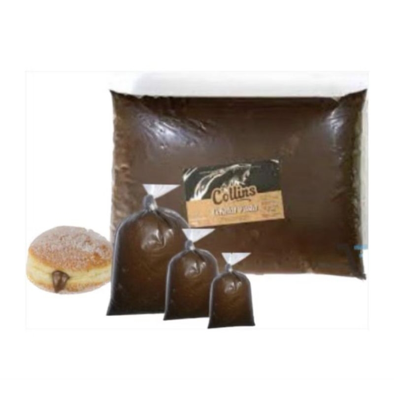 

SELAI COKLAT PASTA COLLINS 250gr / Selai Cokelat isian & Olesan / Choco Filling