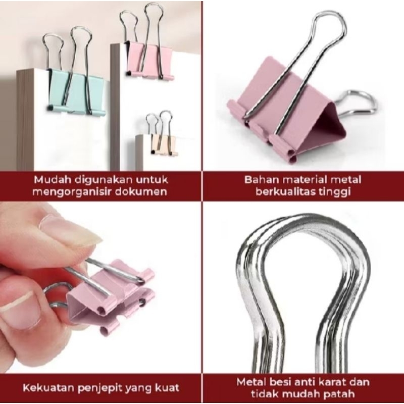 

Penjepit Kertas Paper Clip Stationary (6pcs)