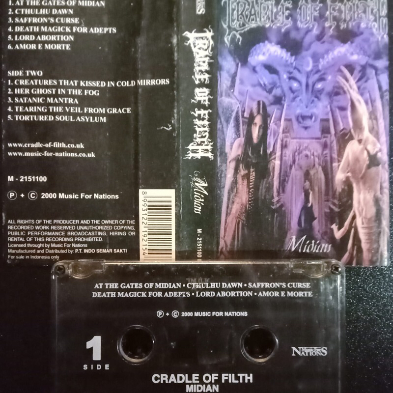 KASET PITA CRADLE OF FILTH