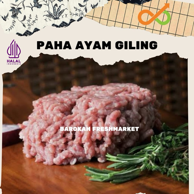 

Boneless Paha Ayam Giling 1 Kg