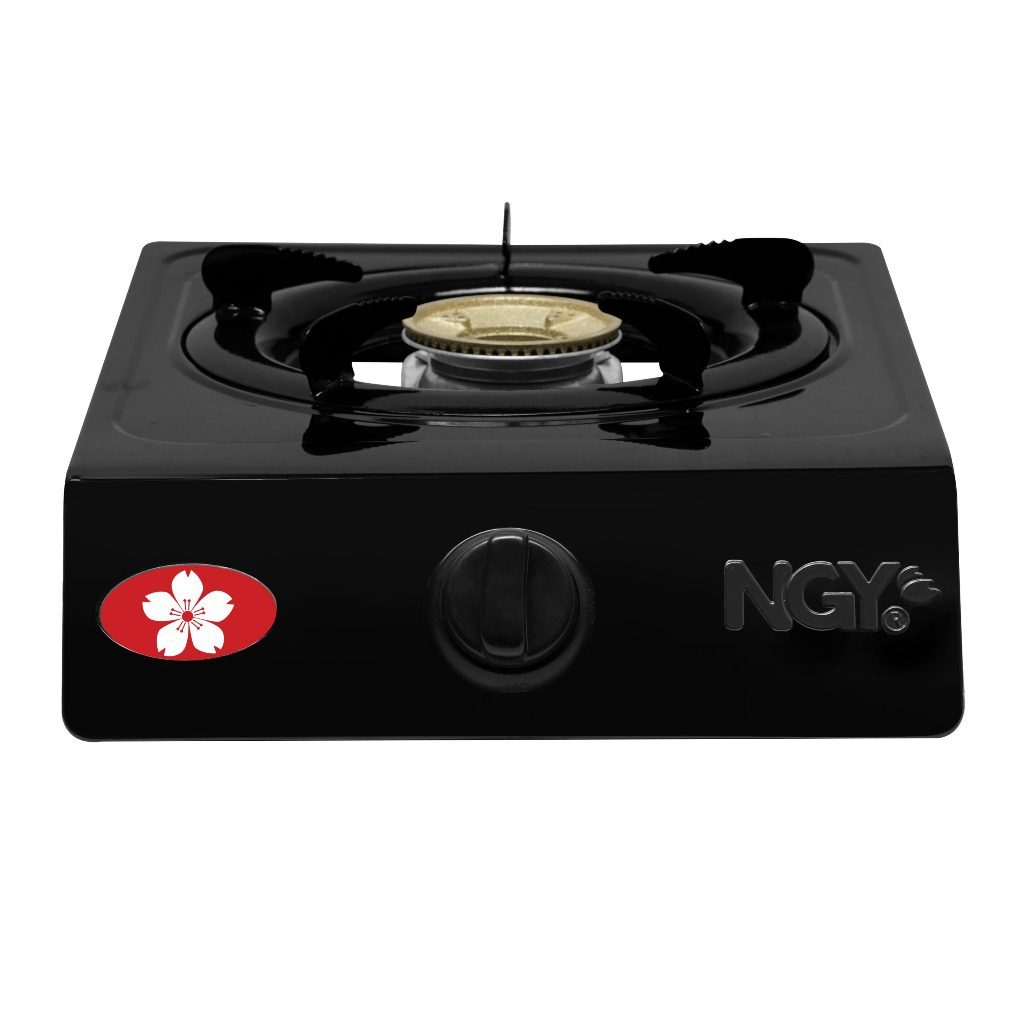 Kompor Gas Api 1 Tungku | NGY-444GS / KOMPOR GAS TEFLON STAINLESS / NGY Stain-Free Gas Stove