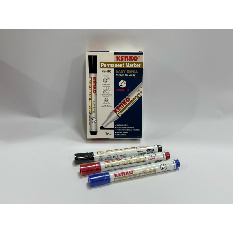 

SPIDOL HITAM KENKO PERMANENT MARKER PM-100 ORIGINAL HARGA PERLUSIN