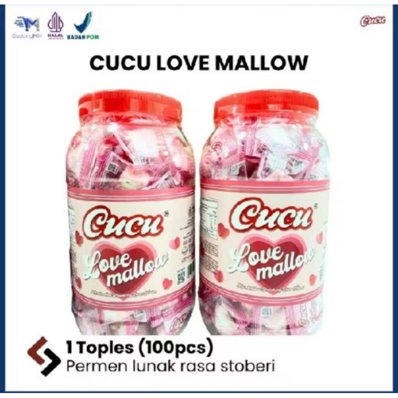 

Cucu Love Mallow isi 100pcs
