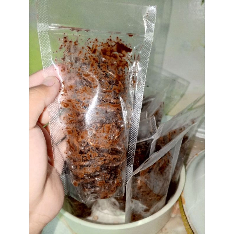 

Banana chip (kripik pisang ) coklat lumer