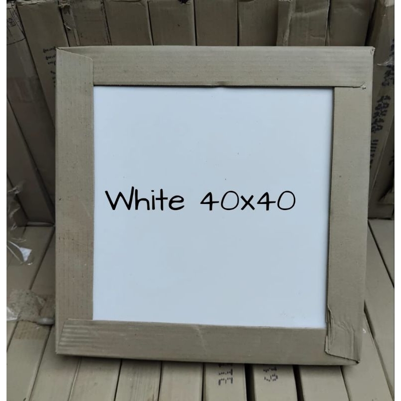 Keramik Lantai 40x40 Putih Polos Dus Polos