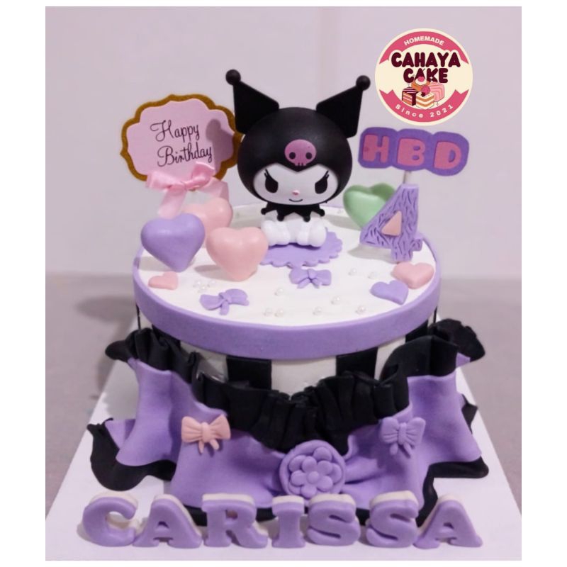 

Kuromi Cake / Kue Ulang Tahun Kuromi / Kue Ultah Karakter Kuromi