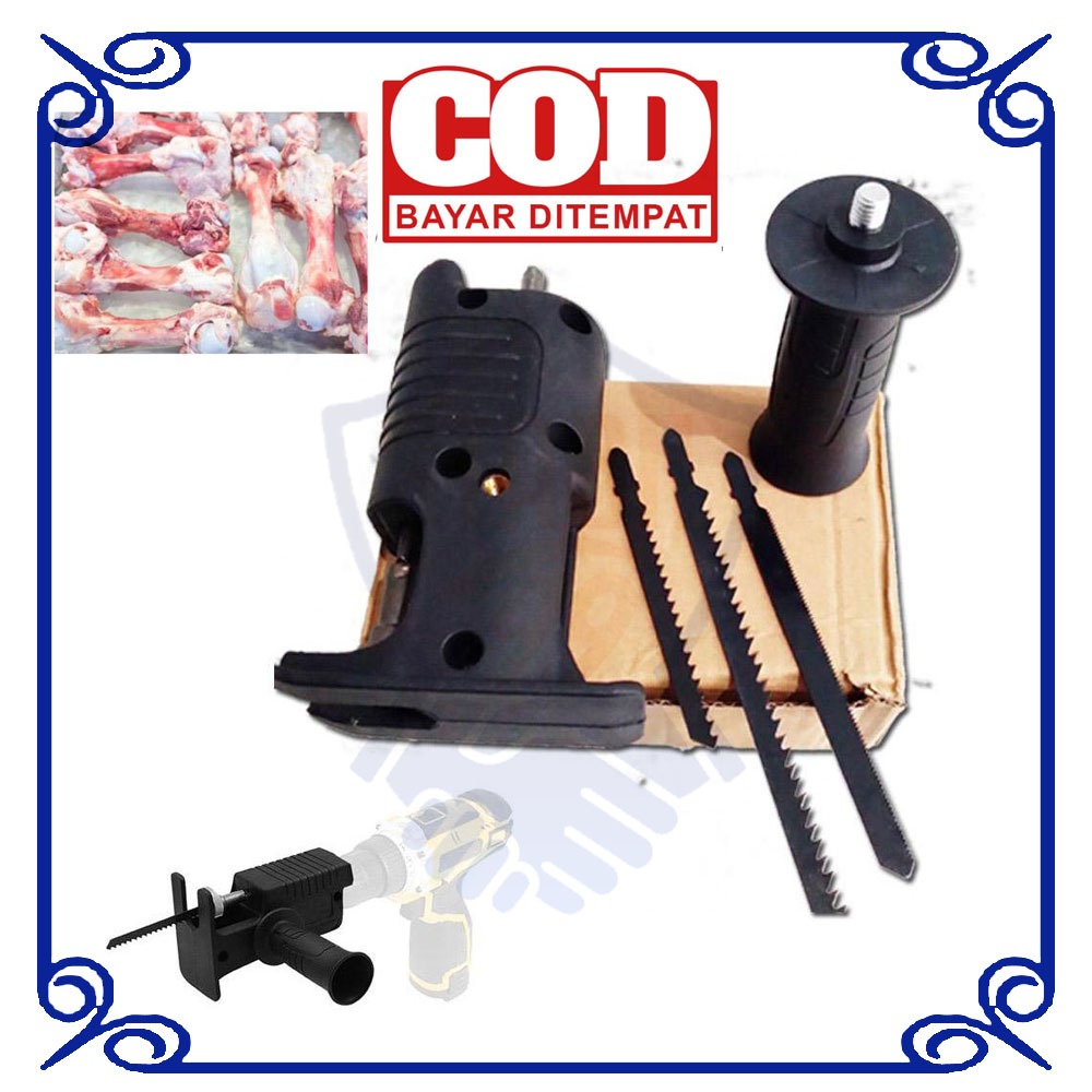 

Adaptor Mesin Bor Listrik Cordless Jadi Gergaji Jigsaw Jekso Pemotong Tulang Sum Sum Sapi Kambing