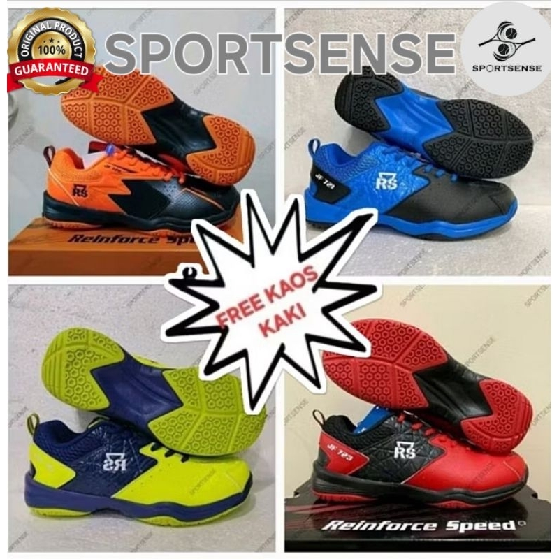 Sepatu Badminton Bulutangkis RS JEFFER JF 715 716 717 718 720 721 722 723 Reinforced Speed Original 