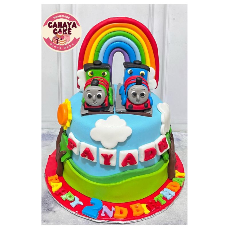 

Thomas Cake / Kue Ulang Tahun Kereta Thomas / Kue Ultah Custom