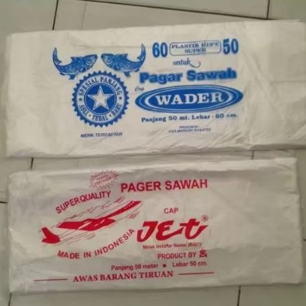 plastik ecer cap jet pagar sawah untuk balon dan layangan