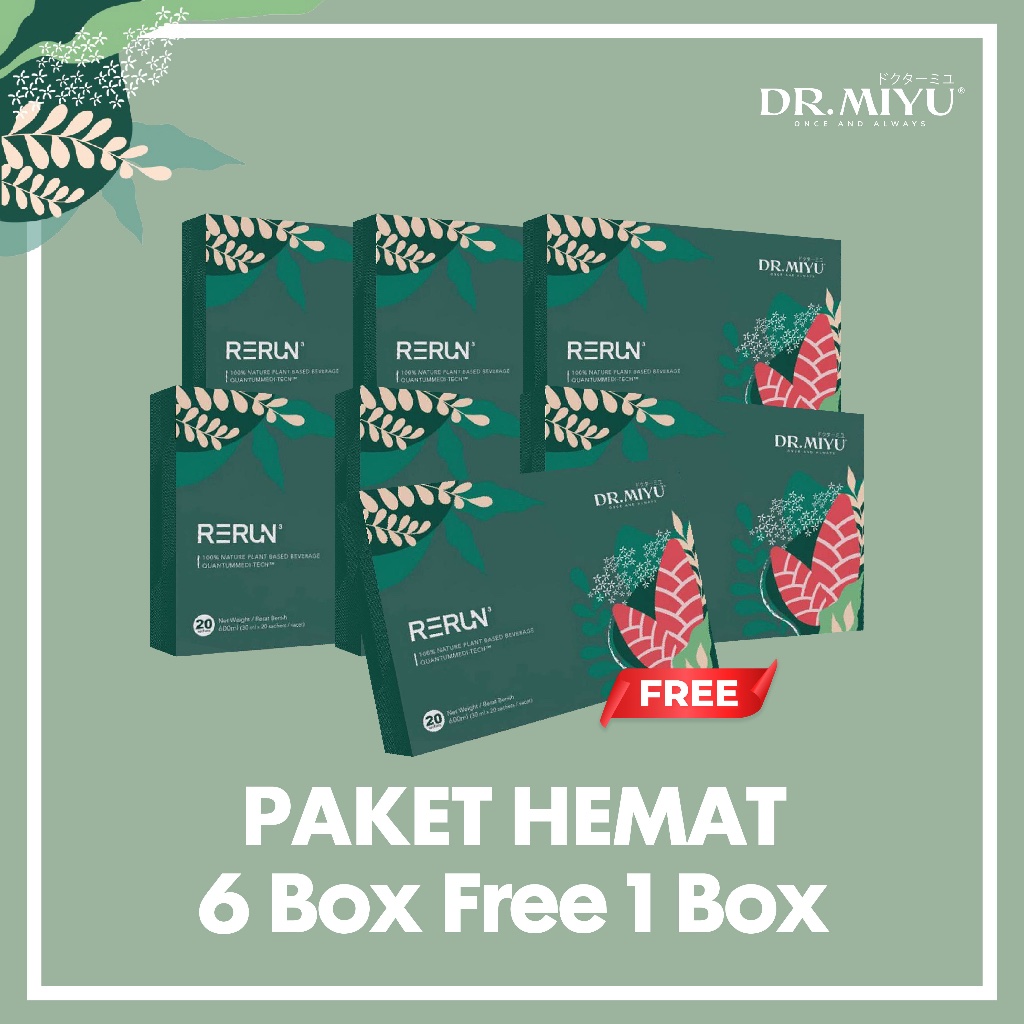 

RERUN by DR.MIYU 100% Natural Plant-Based Beverage (30ml x 20 sachets)