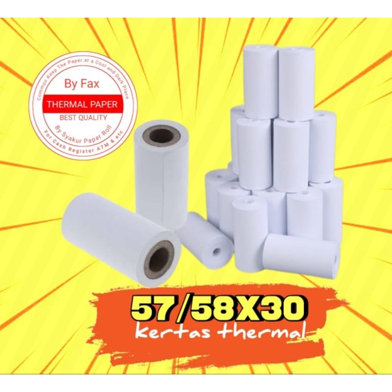 

kertas kasir thermal edc murah 58/57x30
