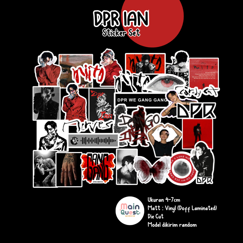 

Sticker DPR Ian | Sticker Aesthetic / Sticker Tumblr / Sticker Laptop / Sticker Anti Air / Sticker Vinyl / Sticker Die Cut / Sticker Kpop / Sticker Cute
