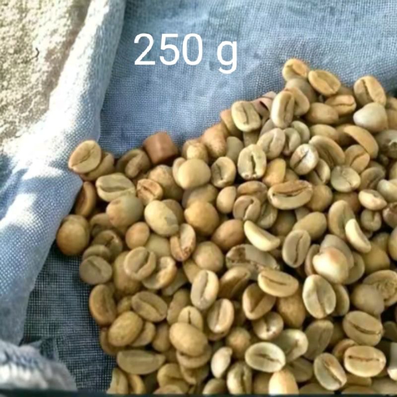 

biji kopi mentah pilihan/green bean/kopi biji arabica 250 g/kopi murah Lumajang