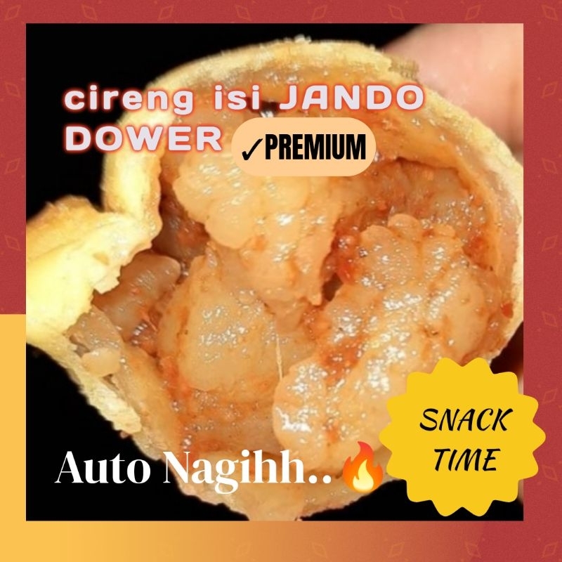 

CIRENG ISI JANDO MERCON 5pcs | Cemilan pedas enak