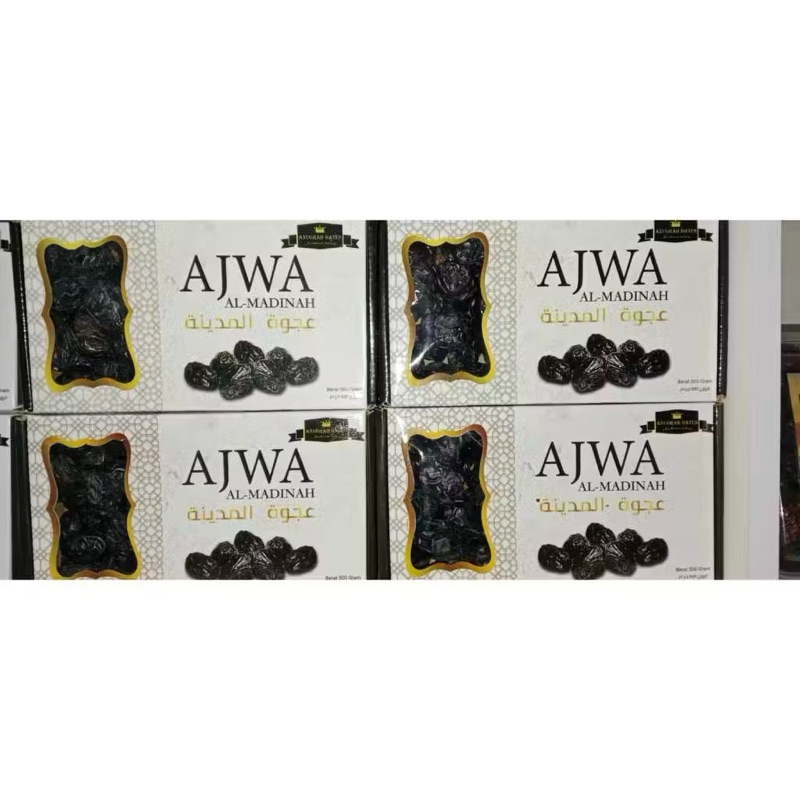 

kurma nabi ajwa madinah 500gr premiium oleh olen haji dan umrah