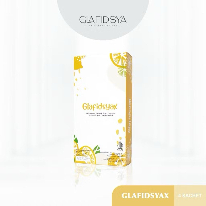 GLAFIDSYA - Minuman Rasa Lemon DIET DETOX Glafidsya dr.Reza GLADYS