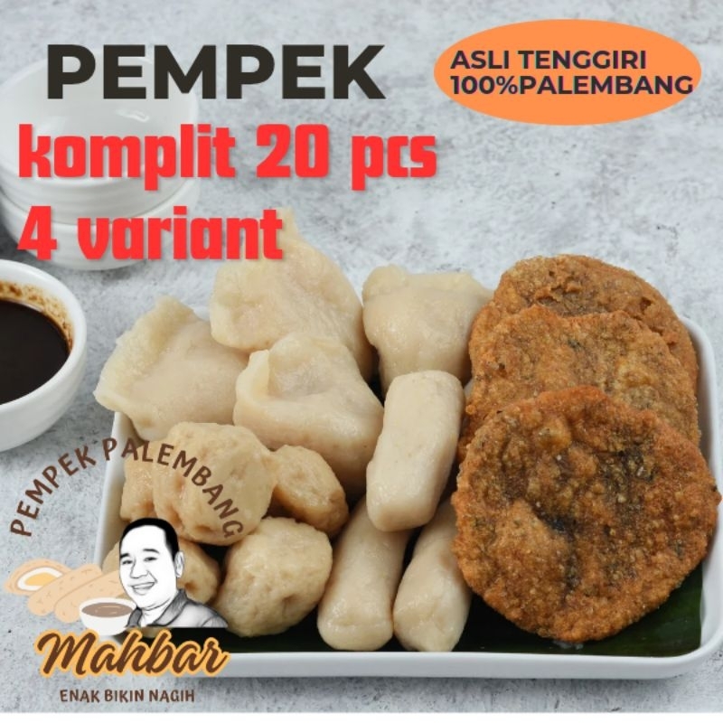 

pempek mahbar Paket Makan Makan 20 PCS – Simpan di Freezer, Goreng Kapan Aja!
