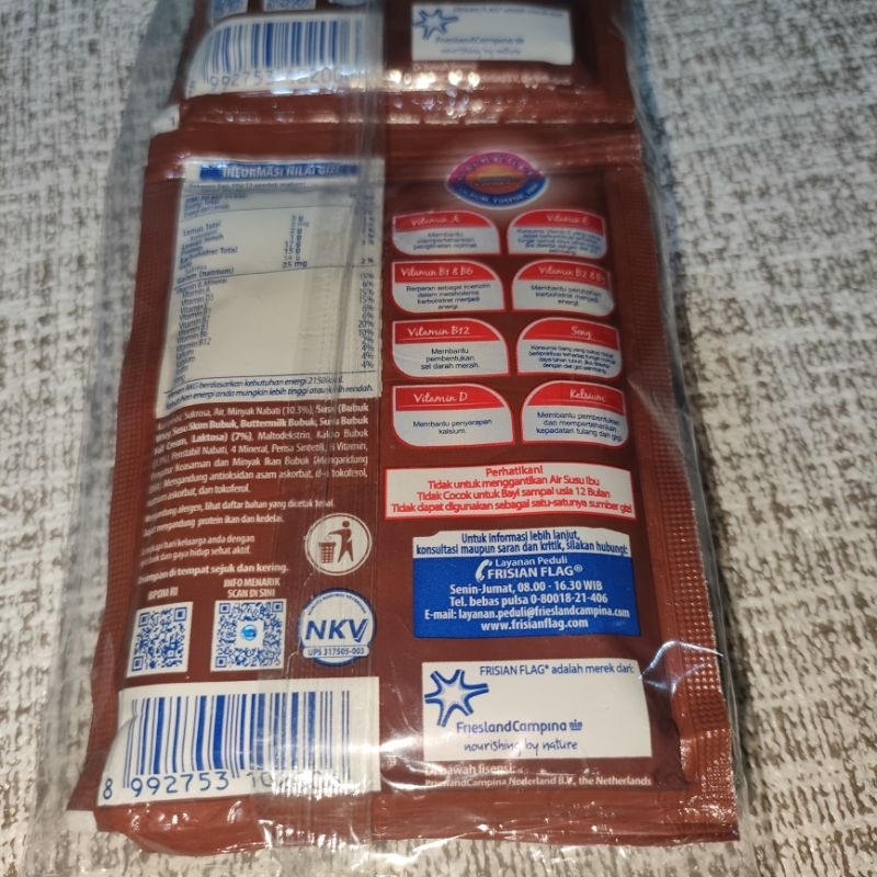 

[1 PACK] 1 RENCENG 6 PCS FRISIAN FLAG COKELAT SACHET SUSU KENTAL MANIS BENDERA 38 GR