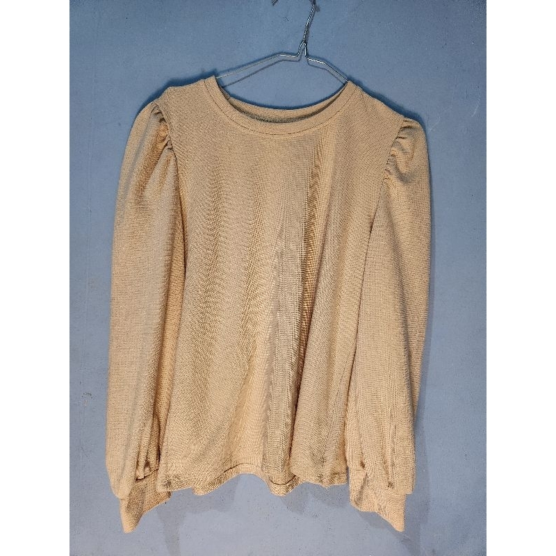 kaos rib tangan balon
