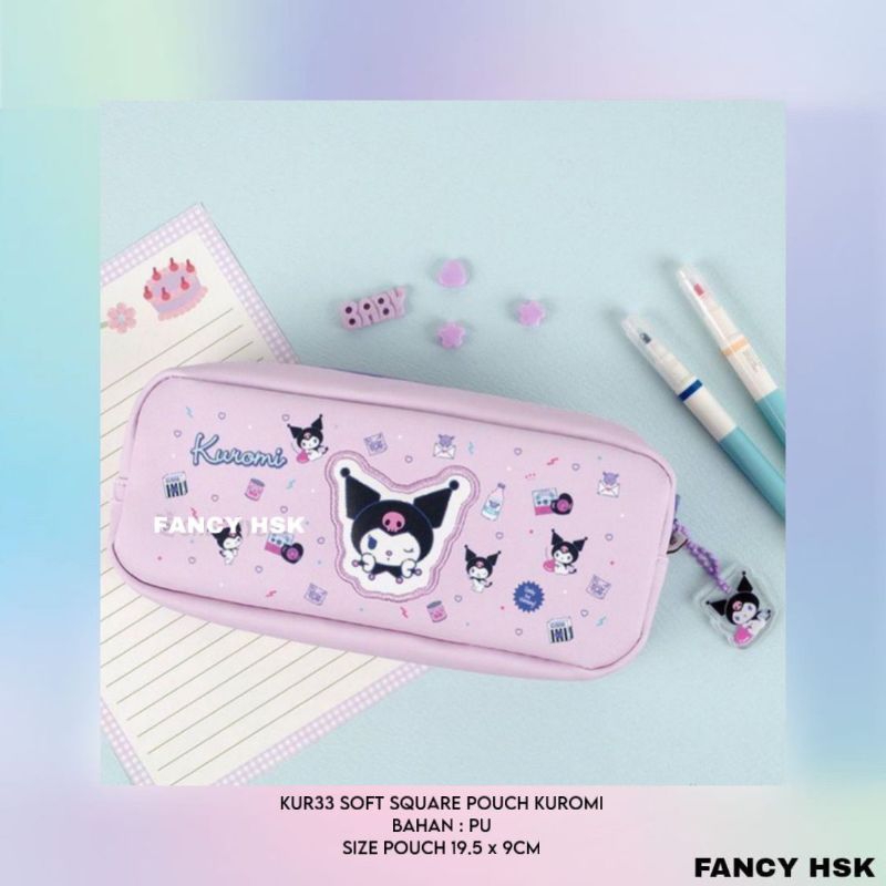 

KOREA SOFT SQUARE POUCH KUROMI KUR33