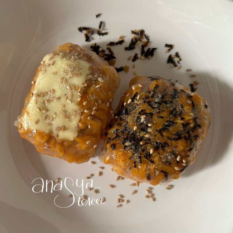 

Mie Roll Snack Pedas Gurih 2&3 pcs | Keju dan nori (Halal)
