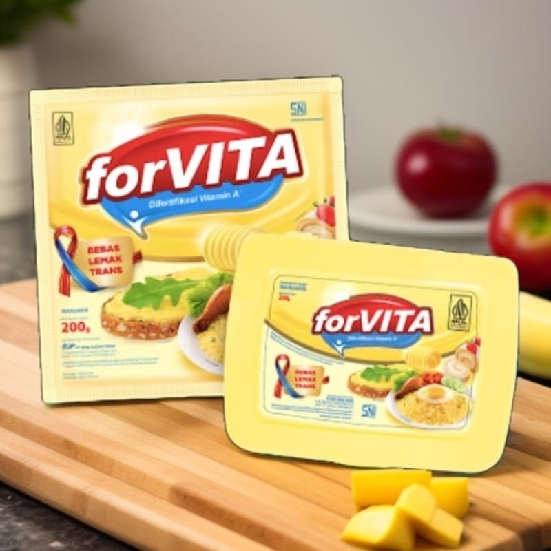 

ForVITA Margarin Serbaguna 200 gr 1 Dus (isi 60 pcs)