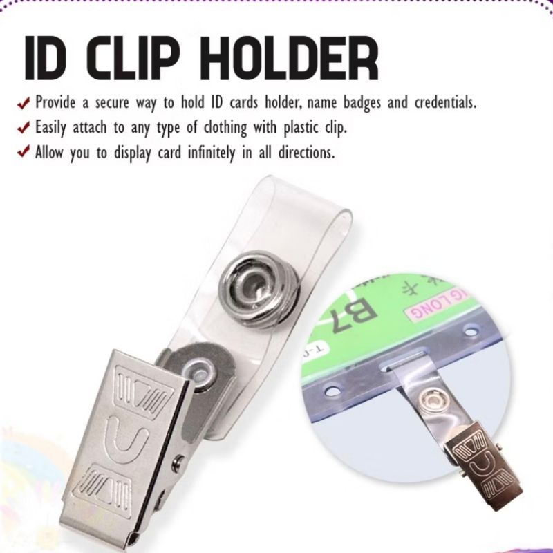 ID Clip Holder/penjepit ID card