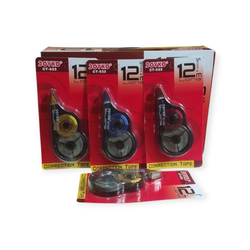 

JOYKO correction tape, Stipo, Tipe x, Kertas pita, joyco ct 522 12 m