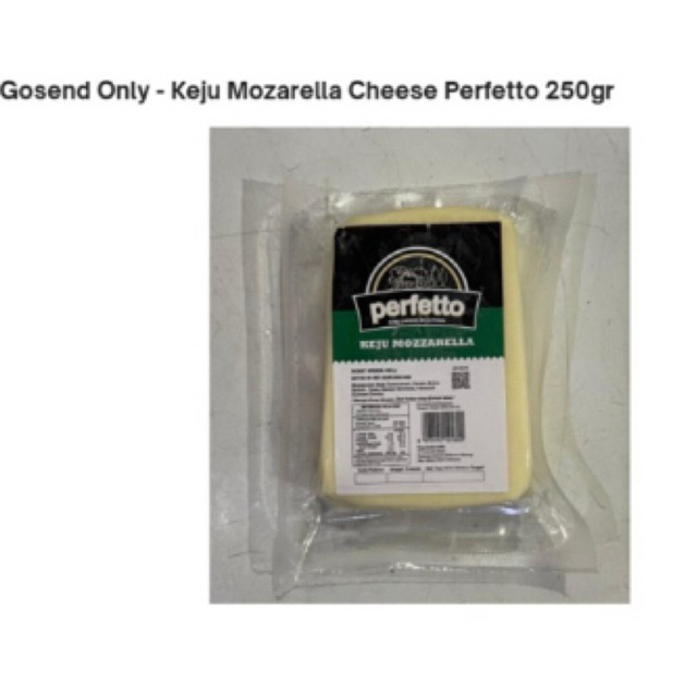 

Mozarella Perfetto cheese 250gr