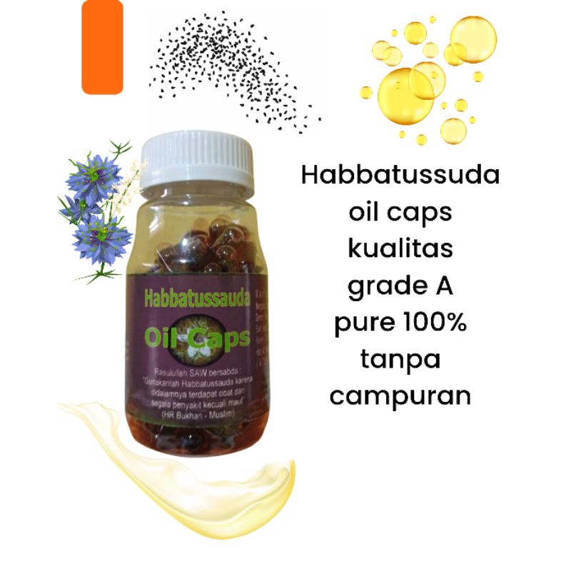 HABBATUSSAUDA OIL caps GRADE A Habbatussauda kualitas grade A