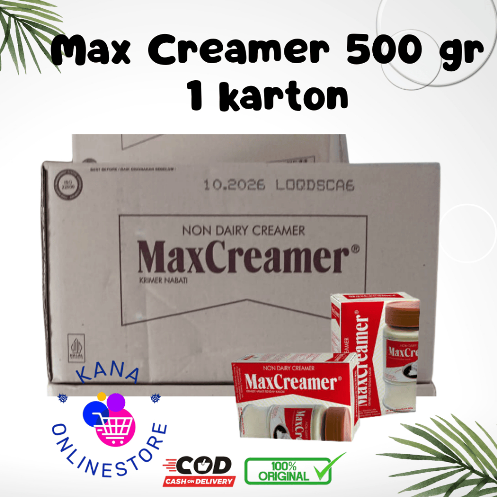 Max Creamer 500 gr - 1 karton