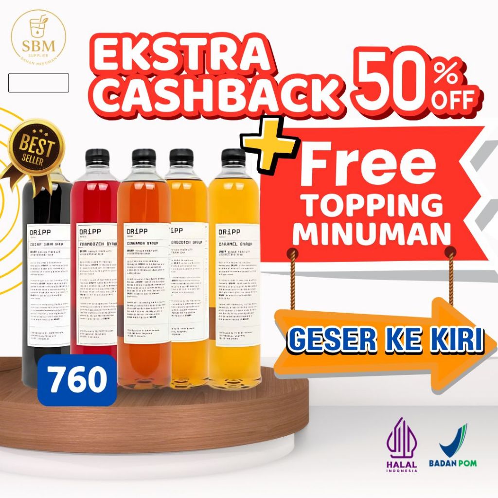 

DRiPP Vanilla Syrup ( Sirup Vanila )