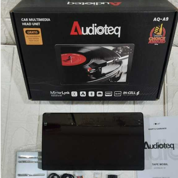 Head Unit Android 9 Inch Audioteq Ram 4/128gb