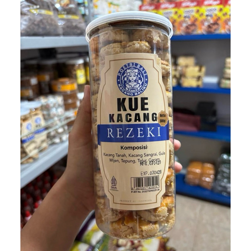 

Kue Kacang Wijen REZEKI Poetri Bali 500gr