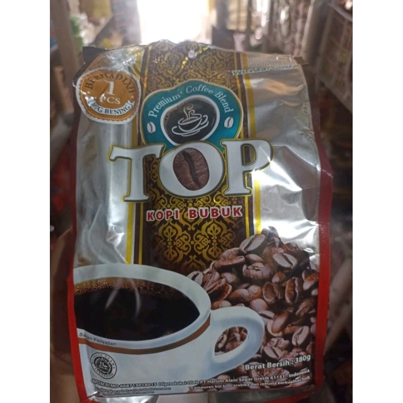 

kopi top 380 gram + gelas