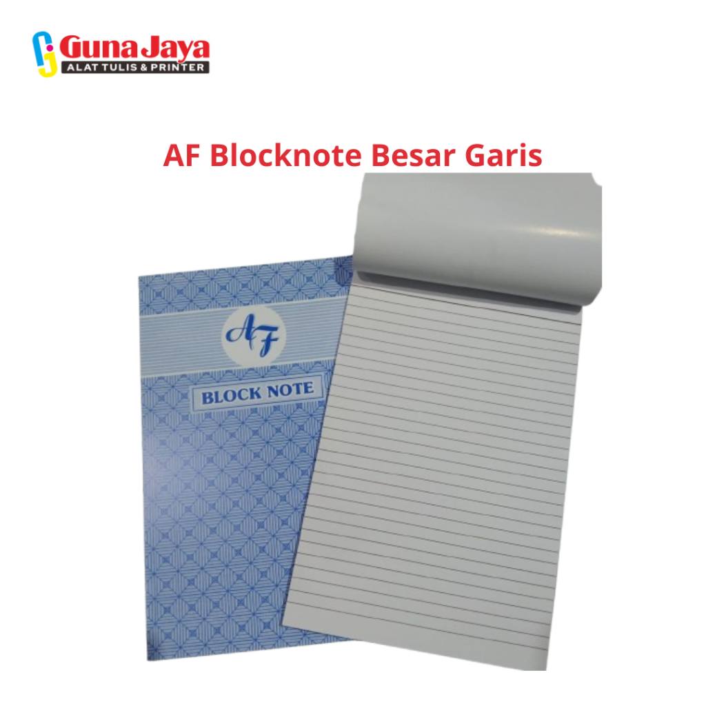 

AF Blocknote Besar Garis - Buku Catatan Besar Bergaris