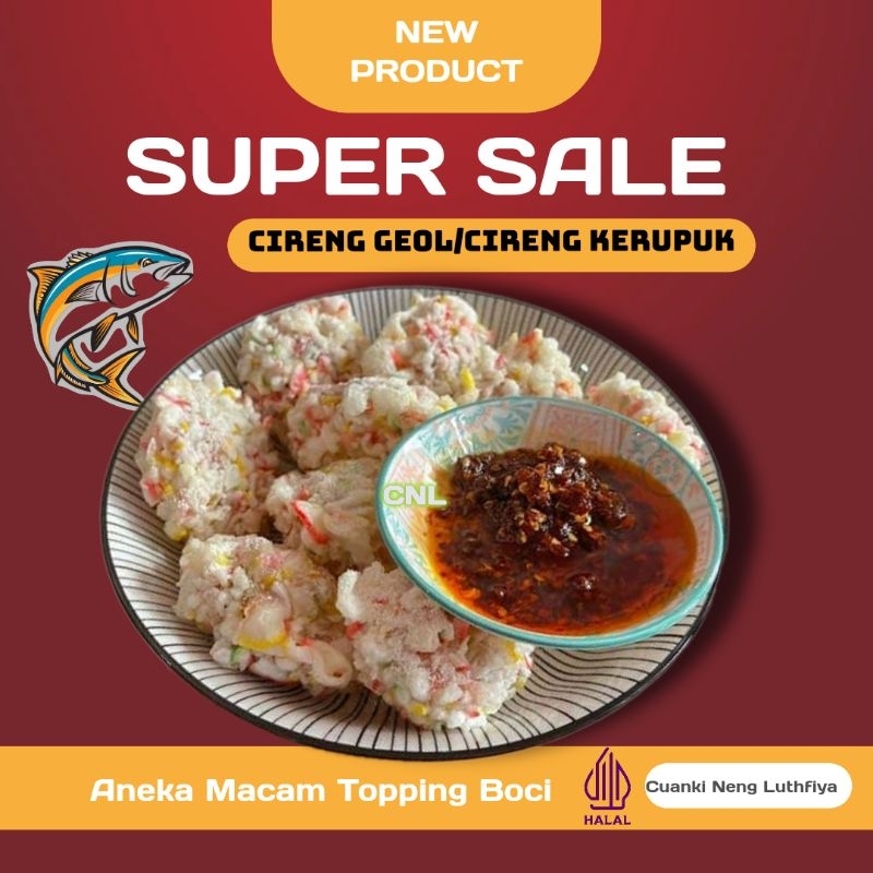 

Cipuk Cireng Kerupuk Chili Oil bikin nagih