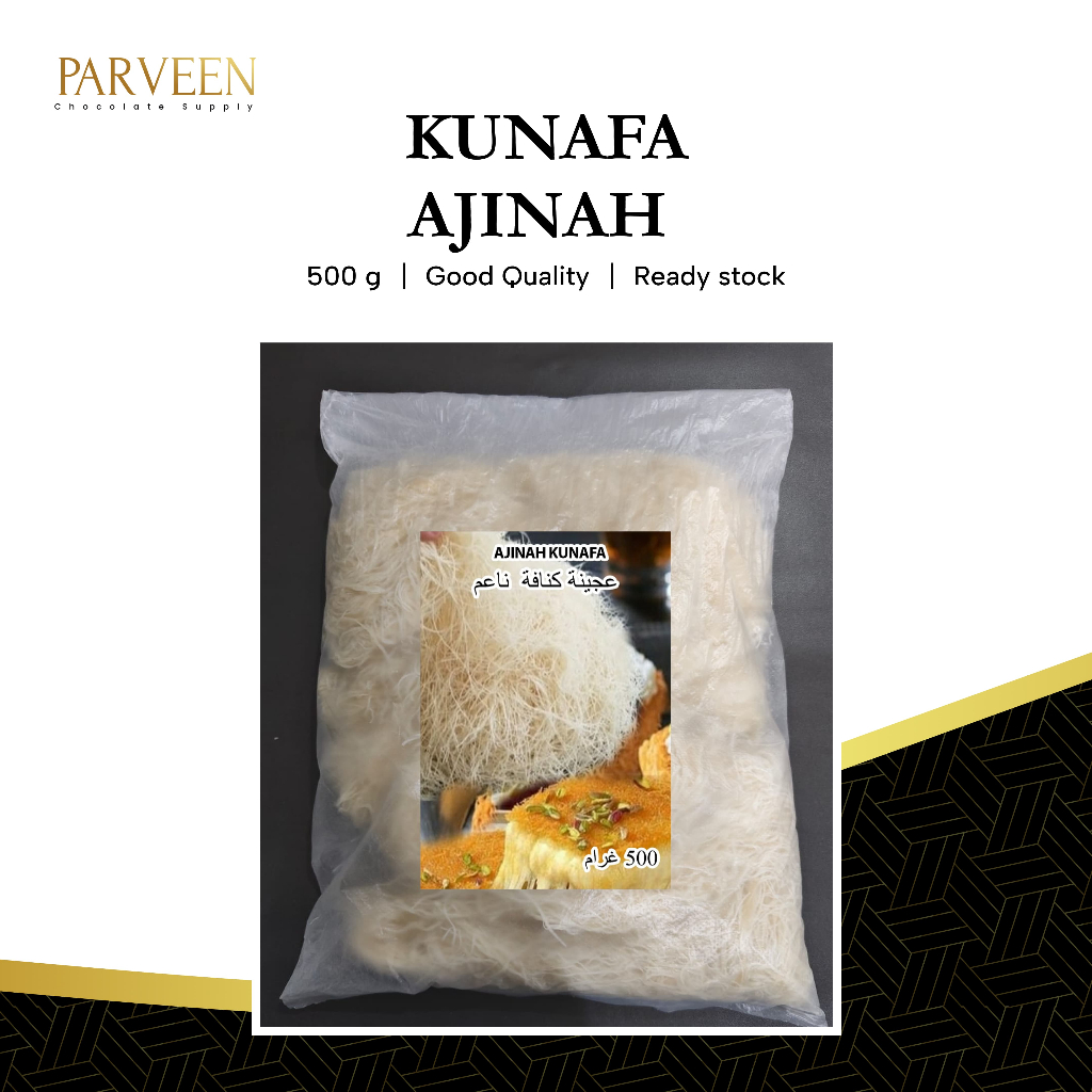 

PARVEEN AJINAH KUNAFA BALADI | KATAIFI | KADAYIF TURKI 500 GRAM