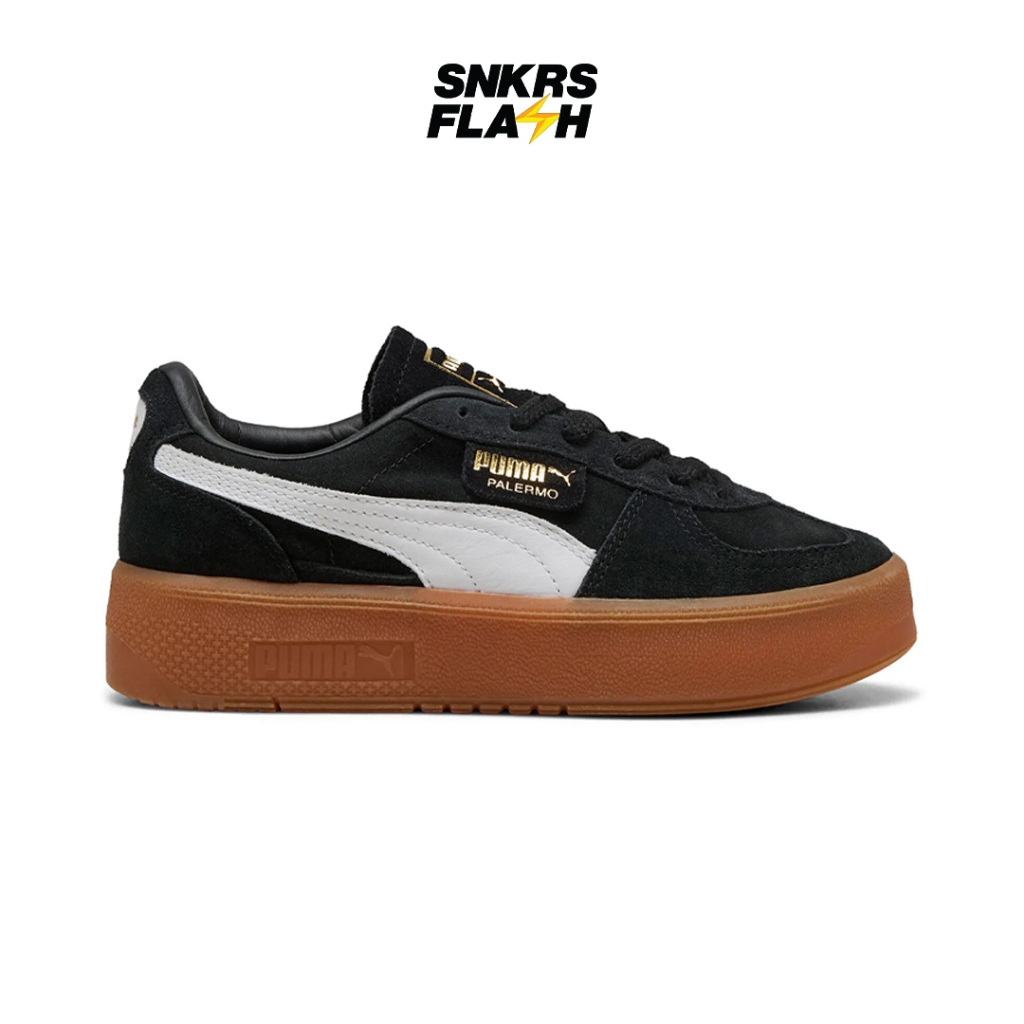 PUMA Palermo Elevata Black Gum Sepatu Sneakers Wanita - 39934801 - Size 37.5