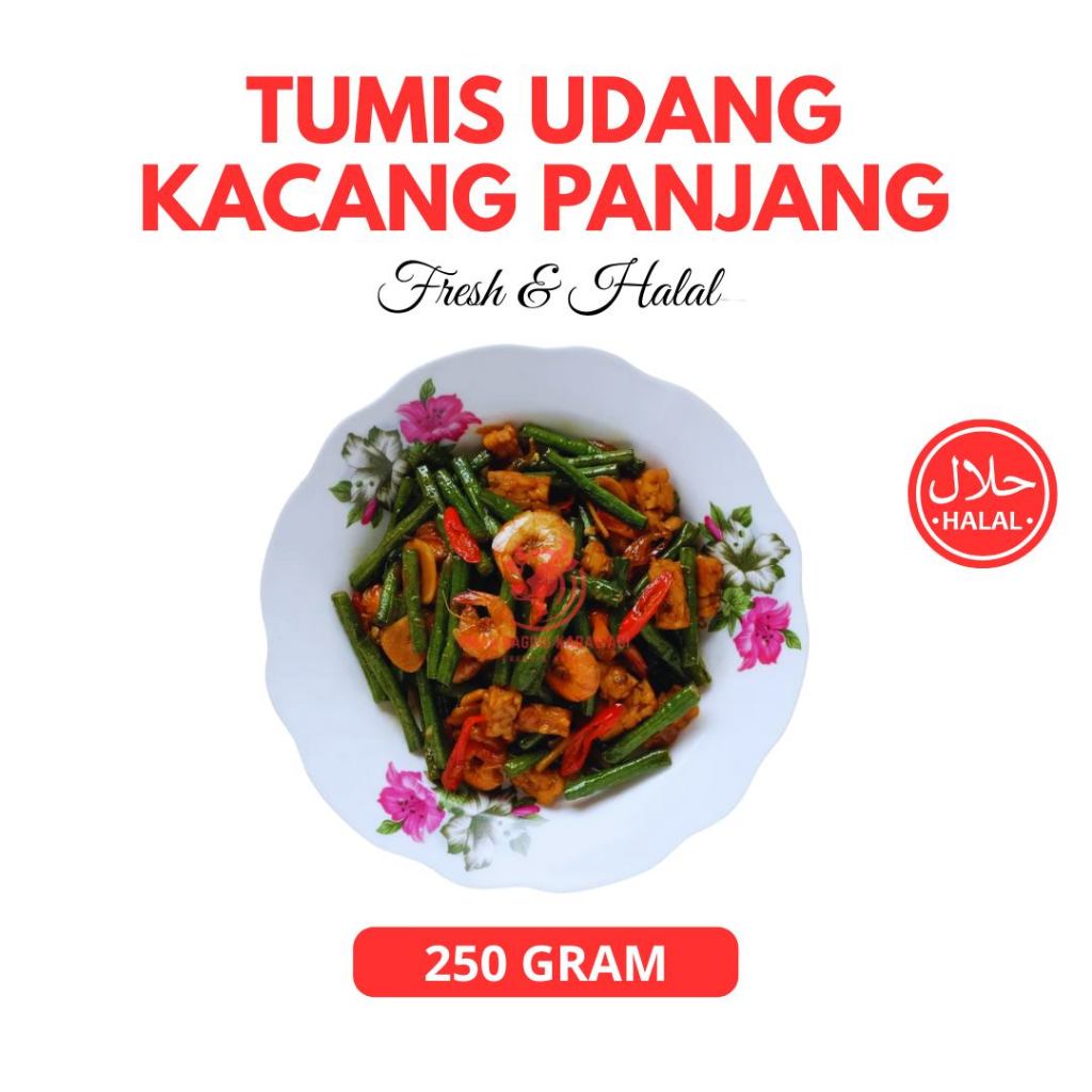 

Tumis Udang Kacang Panjang Halal 250gr Tangerang