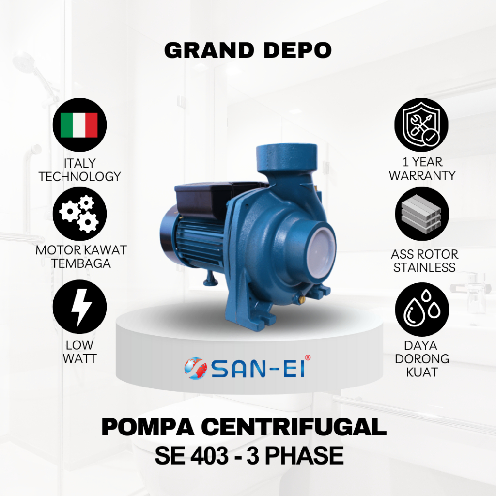 San Ei Pompa Air Centrifugal SE 403 - 3 Phase / Pompa Air Irigasi San Ei