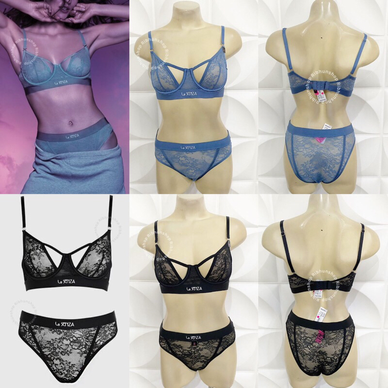 La Senza Original Unlined Balconette Bra Set Size M 60263695