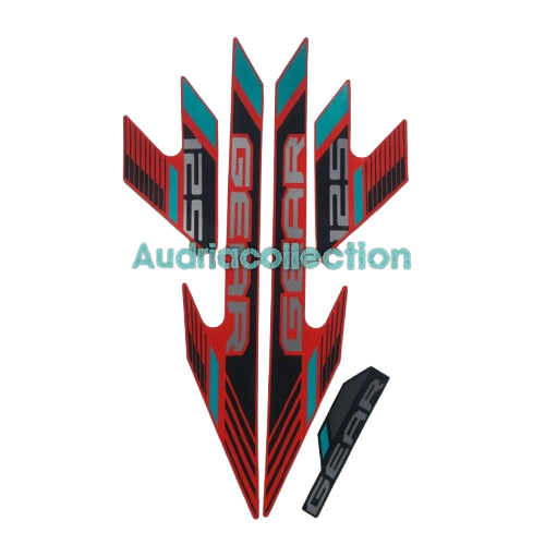 Sticker Striping Motor Yamaha gear 125 2025 merah
