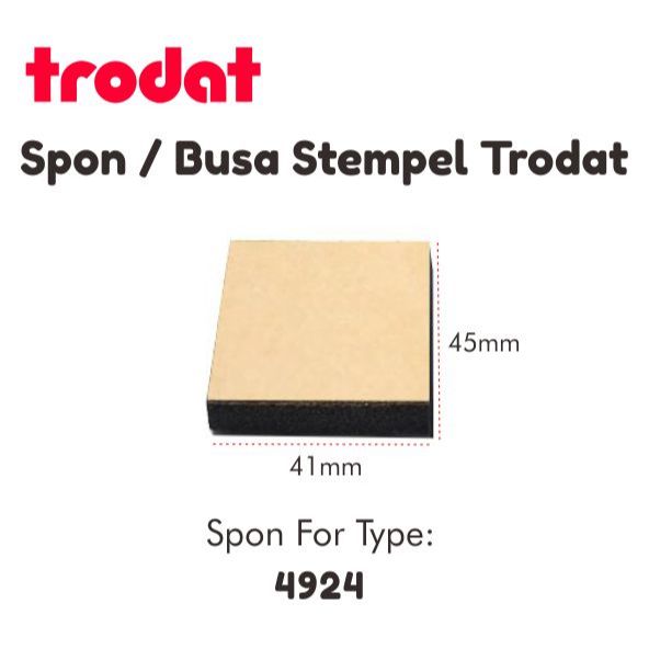 Spon/Busa Stempel Trodat Type 4924