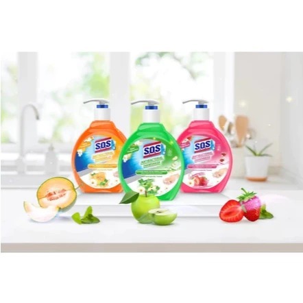 SOS Hand Wash / SOS Sabun Cuci Tangan Botol 400ml